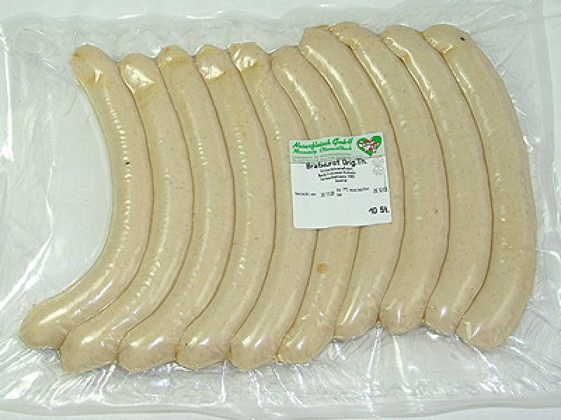 Original Thüringer Bratwurst, 10er-Pack a 100 g