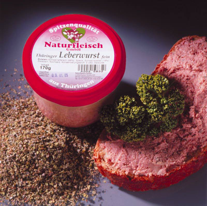 Thüringer Leberwurst im Glas, 170g