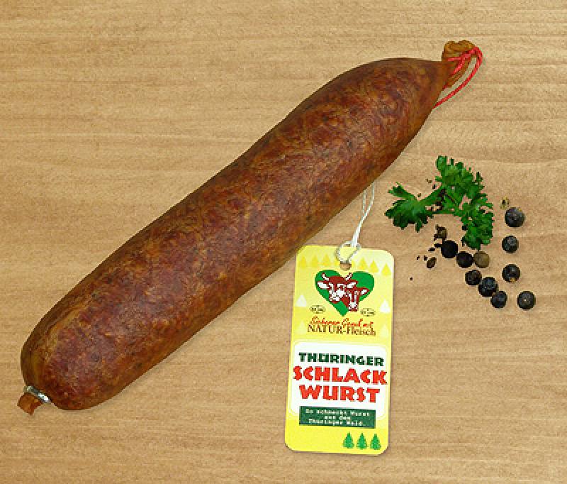 Pfefferschlackwurst, 300 g Rohfüllgewicht